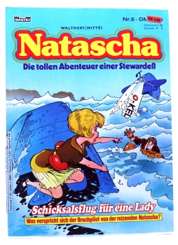 Natascha Comic Album Nr. 5: Schicksalsflug für eine Lady von Bastei